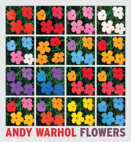 Andy Warhol Flowers book